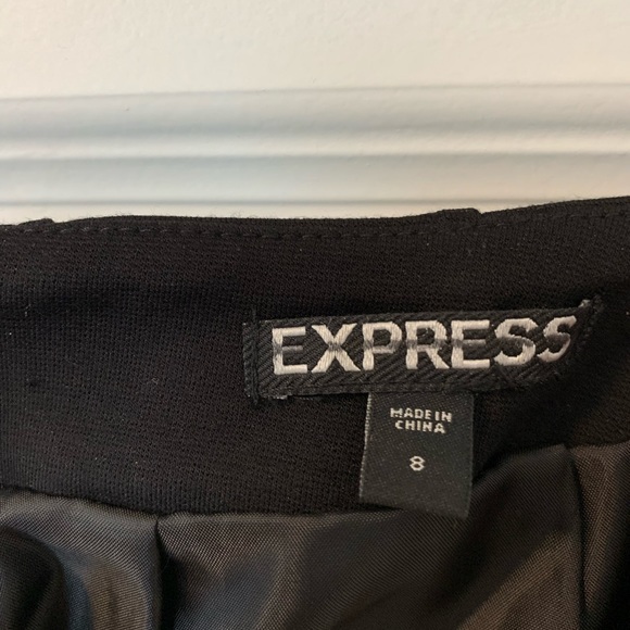 Express Black Mini Skirt - Picture 3 of 3